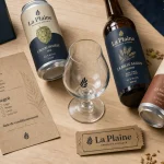 Bière de la plaine brasserie artisanale : canettes et bouteille