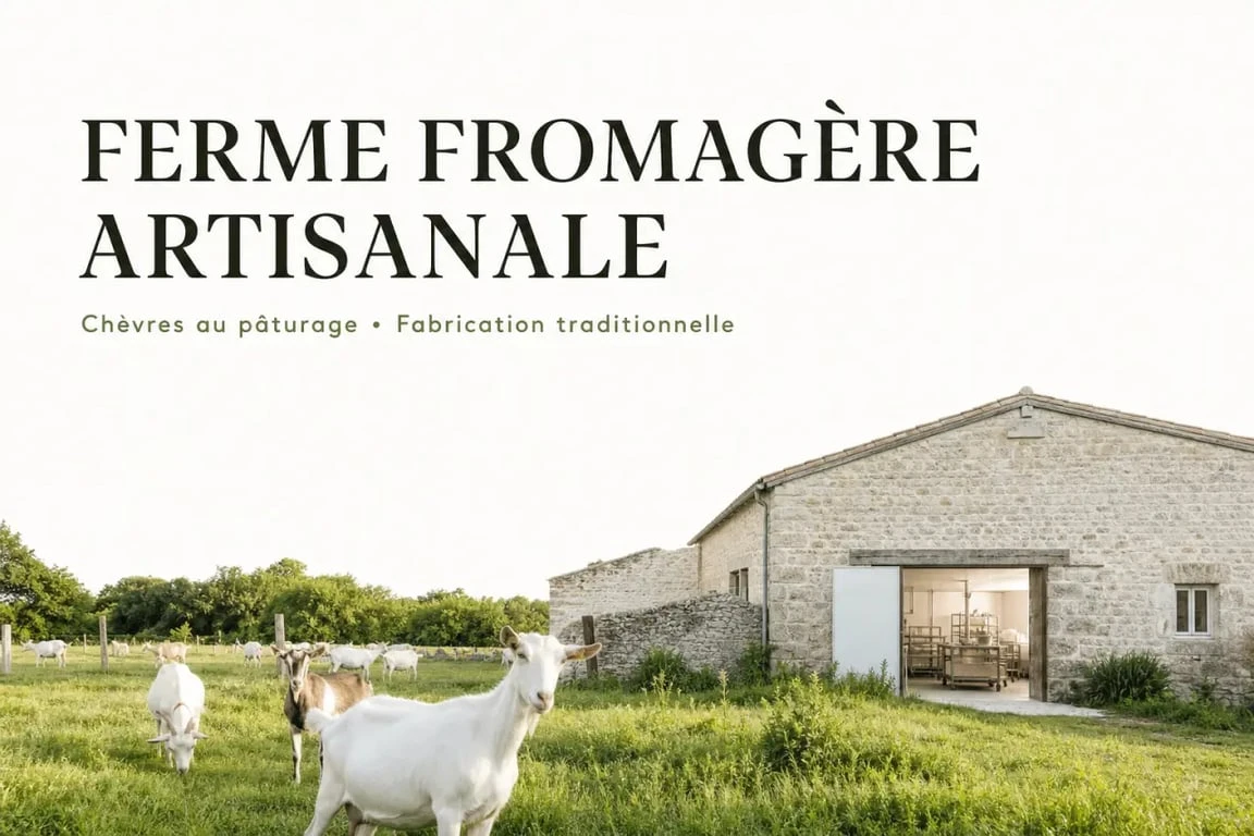 Visite d'une ferme de fromage de chèvre artisanale et production locale