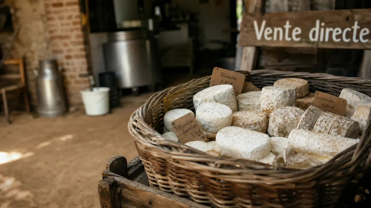 Ferme de fromage de chevre : vente directe, fromages de chèvre à la ferme