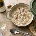 Quelle viande cuisiner avec du vin blanc : blanquette de veau, champignons et vin blanc