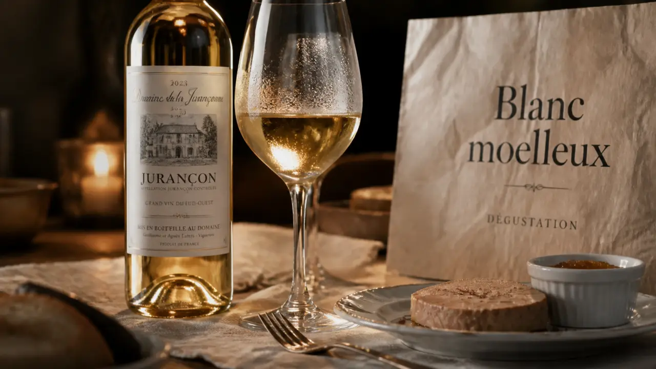 Blanc moelleux avec foie gras : Sauternes, Jurançon ou Gewurztraminer
