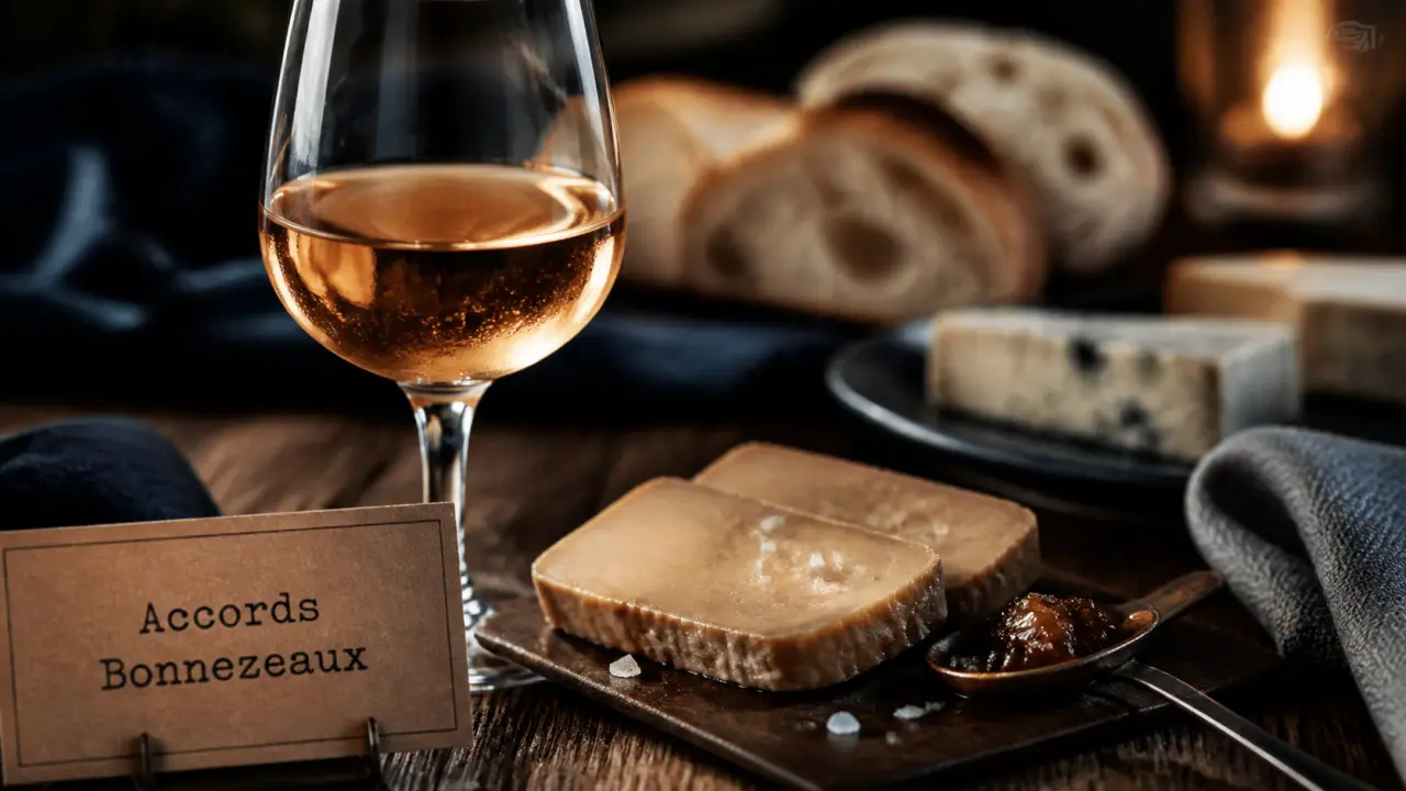 Bonnezeaux accord mets vins avec foie gras et fromages bleus