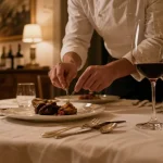 La goguette chef à domicile : service à table et vins chez vous, salle à manger chic