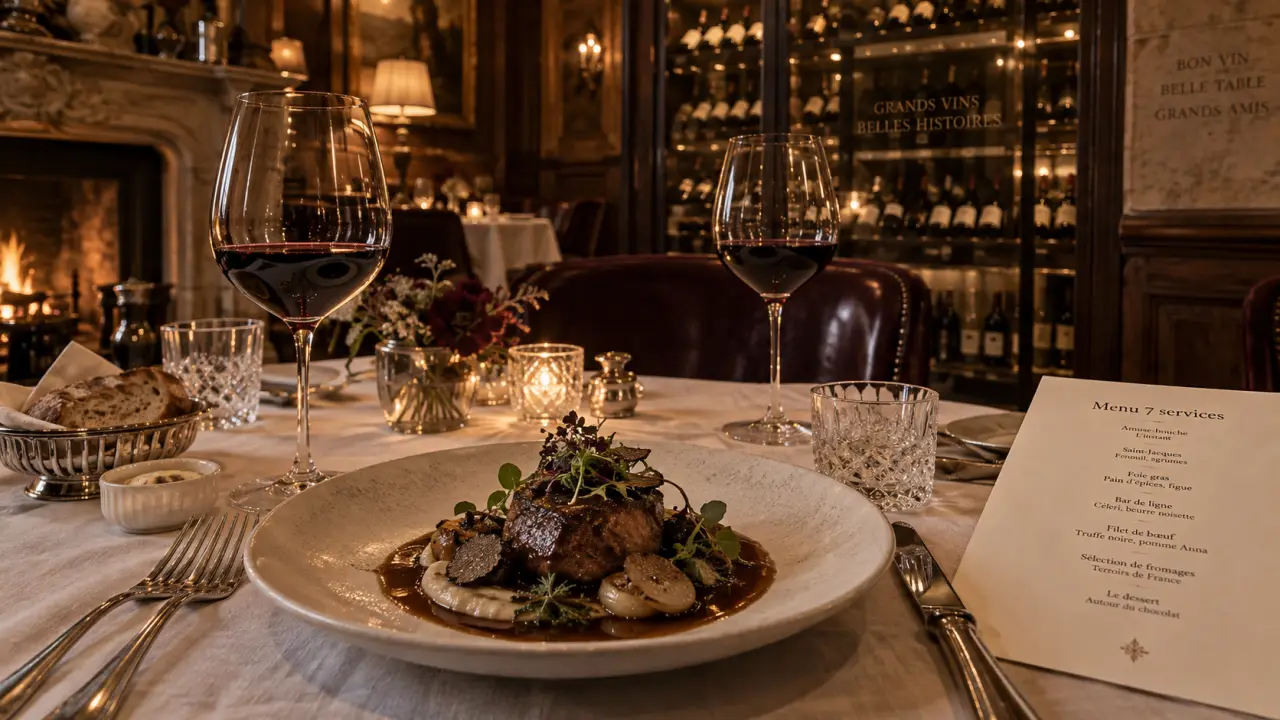 Bacchanales restaurant gastronomique à Lyon : table intimiste à Ainay, vins et menu 7 services