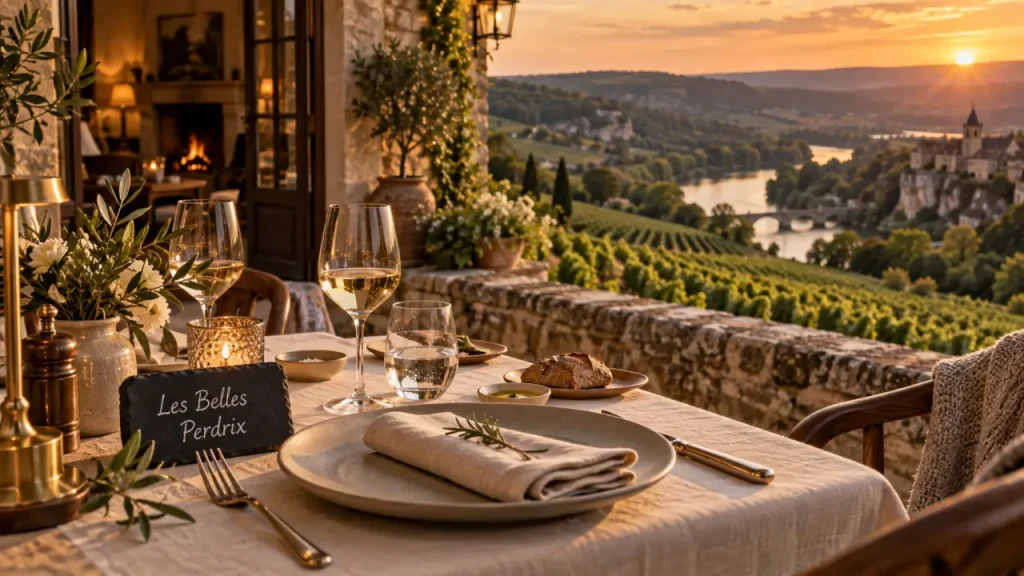 Les Belles Perdrix à Saint-Émilion : gastronomie, vignes et Étoile verte Michelin