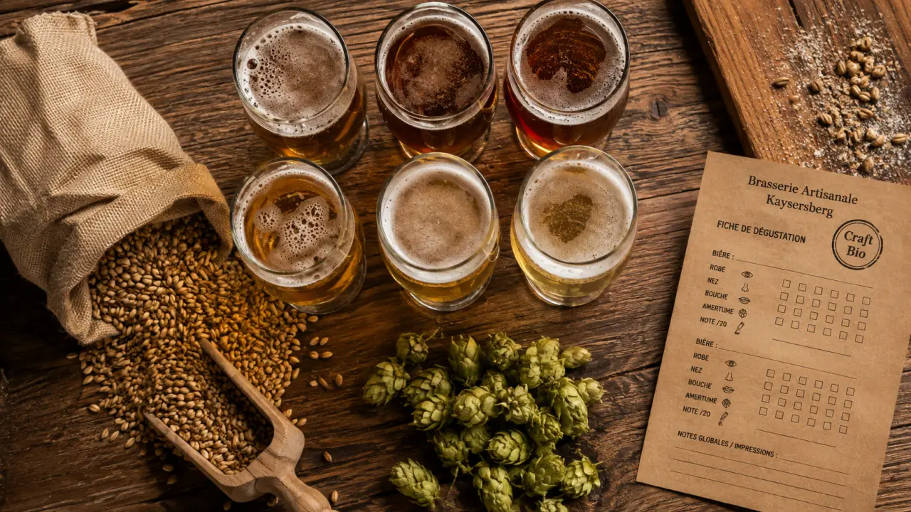 Brasserie bisaigue à Kaysersberg, bio et goût des céréales en bière