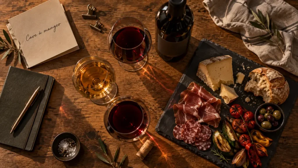 Cave à manger à Paris : boire, partager et dîner au même comptoir
