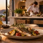 Saveur provence chef à domicile en PACA : poisson méditerranéen et légumes