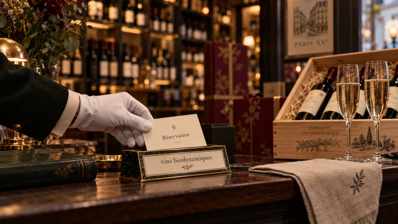 Caviste paris 15e en boutique de vins biodynamiques